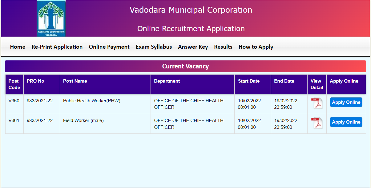 VMC Public Health Worker(PHW) and Field Worker (male) 475 Posts Bharti 2022.png